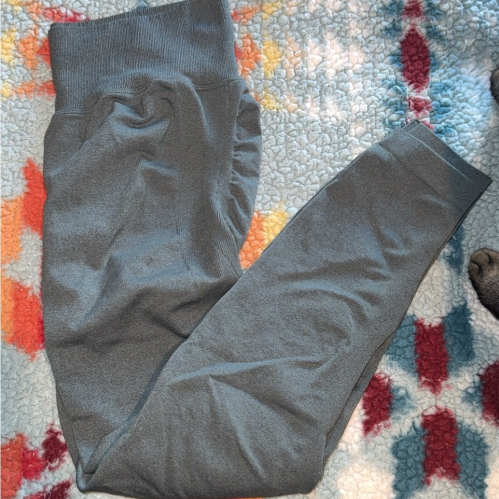 Gray/Green BuffBunny Leggings
